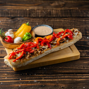Sweet Pepper Roasted Baguette