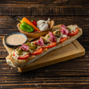 Spicy Italian Roasted Baguette